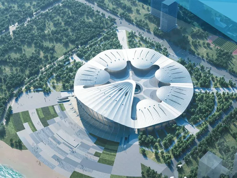 كيف يمكن لقاعة عرض الهياكل الفولاذية توفير بناء سريع وتجربة متميزة للزوار؟