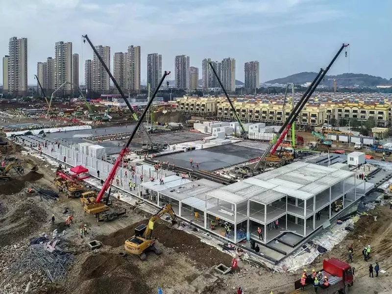 مبنى مستشفى الهيكل الصلب المعياري