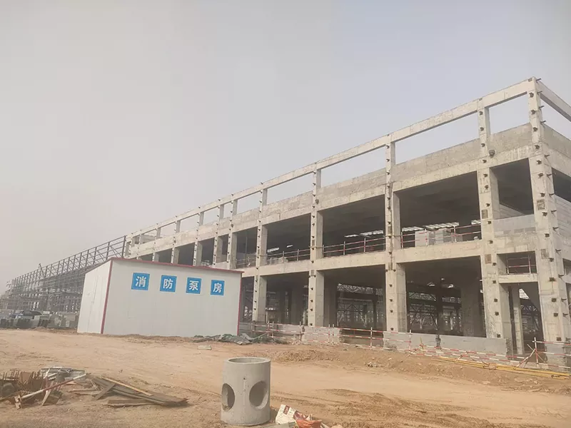 مباني مستودع هيكل الفولاذ الجاهزة