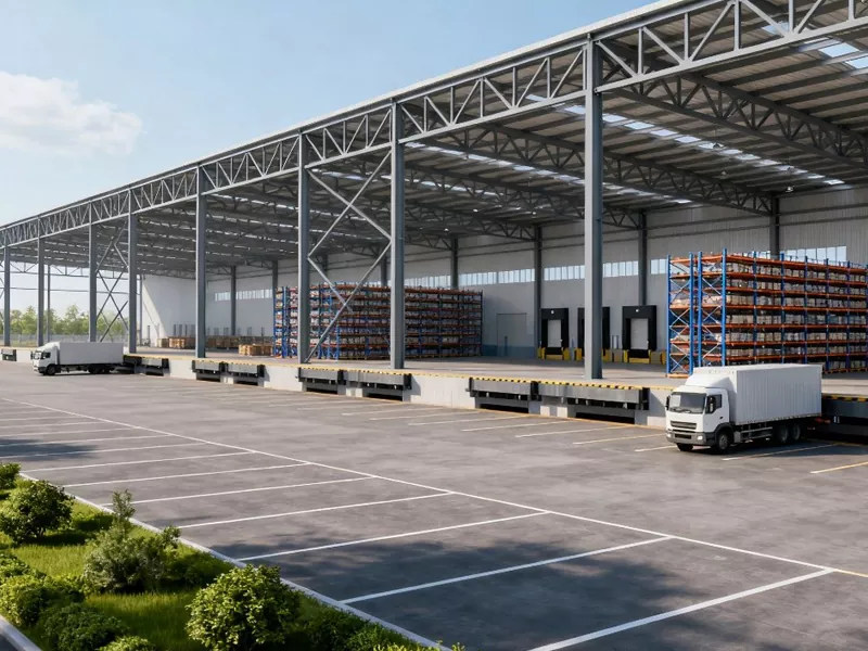 مبنى مركز توزيع الهيكل الصلب